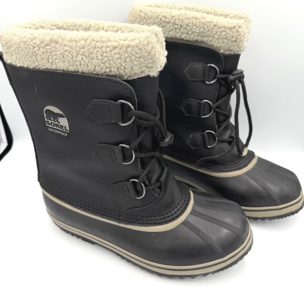 Sorel‎ 1964 Pac Snow Boots Waterproof Sherpa Lined Mens 7 Removable Liner